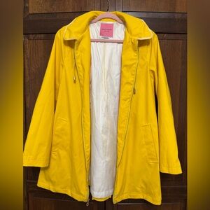 Kate Spade New York Yellow Rain Slicker Circa 2014-2015